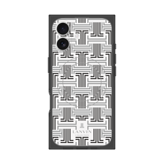 プレミアムスクエアケース with MagSafe［ LANVIN COLLECTION - モノグラム ］