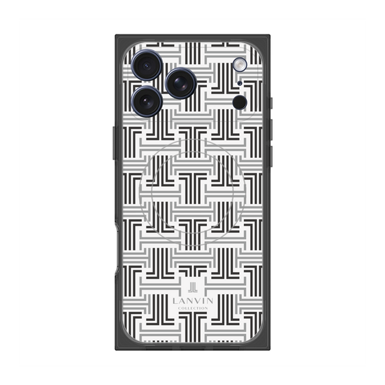 プレミアムスクエアケース with MagSafe［ LANVIN COLLECTION - モノグラム ］