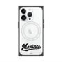 プレミアムスクエアケース with MagSafe［ 千葉ロッテマリーンズ - ワードロゴ - クリア ］