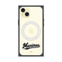 プレミアムスクエアケース with MagSafe［ 千葉ロッテマリーンズ - ワードロゴ - クリア ］