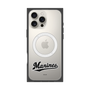 プレミアムスクエアケース with MagSafe［ 千葉ロッテマリーンズ - ワードロゴ - クリア ］