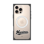 プレミアムスクエアケース with MagSafe［ 千葉ロッテマリーンズ - ワードロゴ - クリア ］