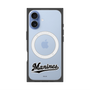 プレミアムスクエアケース with MagSafe［ 千葉ロッテマリーンズ - ワードロゴ - クリア ］