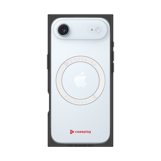 プレミアムスクエアケース with MagSafe［ オリジナル - caseplayロゴ - レッド/A ］