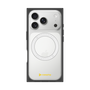 プレミアムスクエアケース with MagSafe［ オリジナル - caseplayロゴ - イエロー/A ］