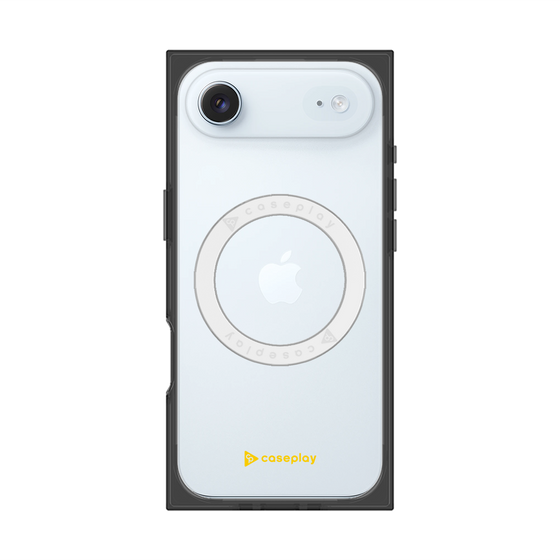 プレミアムスクエアケース with MagSafe［ オリジナル - caseplayロゴ - イエロー/A ］