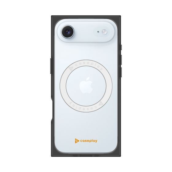 プレミアムスクエアケース with MagSafe［ オリジナル - caseplayロゴ - オレンジ/A ］