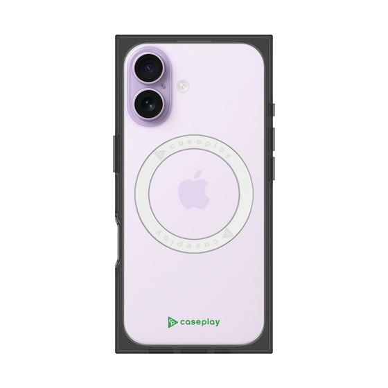 プレミアムスクエアケース with MagSafe［ オリジナル - caseplayロゴ - グリーン/A ］