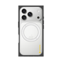 プレミアムスクエアケース with MagSafe［ オリジナル - caseplayロゴ - イエロー/B ］