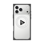 プレミアムスクエアケース with MagSafe［ オリジナル - caseplayロゴ - ブラック/C ］