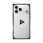プレミアムスクエアケース with MagSafe［ オリジナル - caseplayロゴ - ブラック/C ］