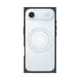 プレミアムスクエアケース with MagSafe［ オリジナル - caseplayロゴ - ホワイト/C ］