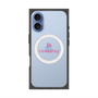 プレミアムスクエアケース with MagSafe［ オリジナル - caseplayロゴ - ピンク/D ］