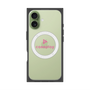 プレミアムスクエアケース with MagSafe［ オリジナル - caseplayロゴ - ピンク/D ］