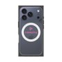 プレミアムスクエアケース with MagSafe［ オリジナル - caseplayロゴ - ピンク/D ］