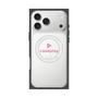 プレミアムスクエアケース with MagSafe［ オリジナル - caseplayロゴ - ピンク/D ］