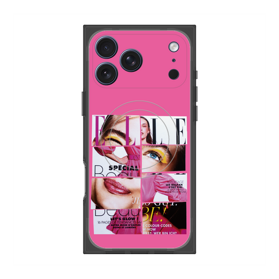 プレミアムスクエアケース with MagSafe［ ELLE - 80 YEARS FEMININITY ］