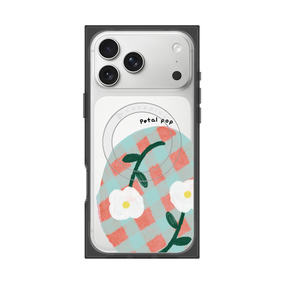 プレミアムスクエアケース with MagSafe［ Mod Deco - オリジナル - フラワー/D ］