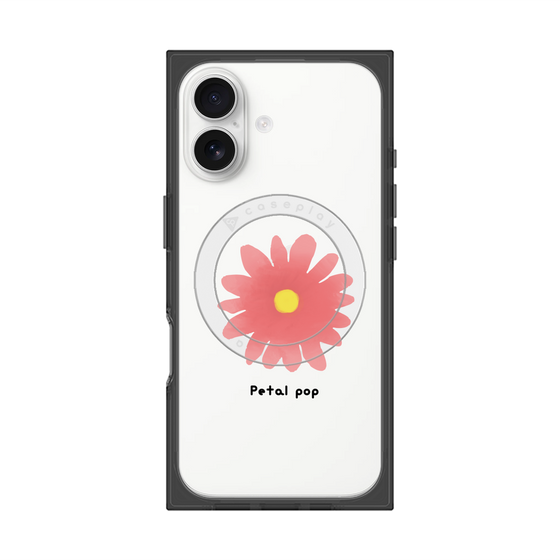 プレミアムスクエアケース with MagSafe［ Mod Deco - オリジナル - フラワー/E ］