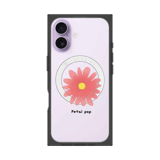 プレミアムスクエアケース with MagSafe［ Mod Deco - オリジナル - フラワー/E ］