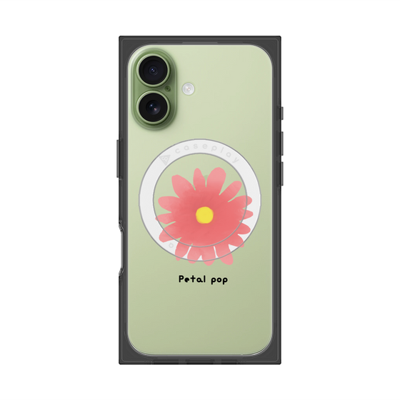 プレミアムスクエアケース with MagSafe［ Mod Deco - オリジナル - フラワー/E ］