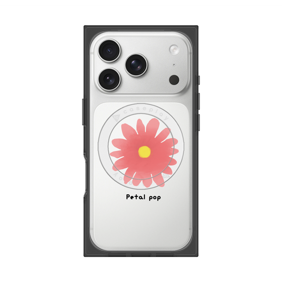プレミアムスクエアケース with MagSafe［ Mod Deco - オリジナル - フラワー/E ］