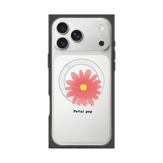 プレミアムスクエアケース with MagSafe［ Mod Deco - オリジナル - フラワー/E ］