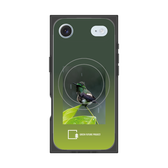 プレミアムスクエアケース with MagSafe［ Green Future Project - Butterfly Coquette ］