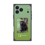 プレミアムスクエアケース with MagSafe［ Green Future Project - Black-mantled Tamarin ］