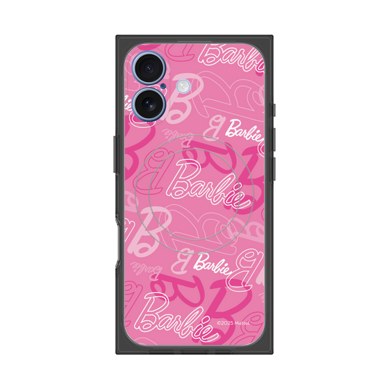 プレミアムスクエアケース with MagSafe［ Barbie - ロゴパターン1 ］