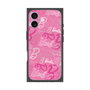 プレミアムスクエアケース with MagSafe［ Barbie - ロゴパターン1 ］
