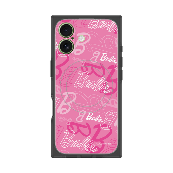 プレミアムスクエアケース with MagSafe［ Barbie - ロゴパターン1 ］