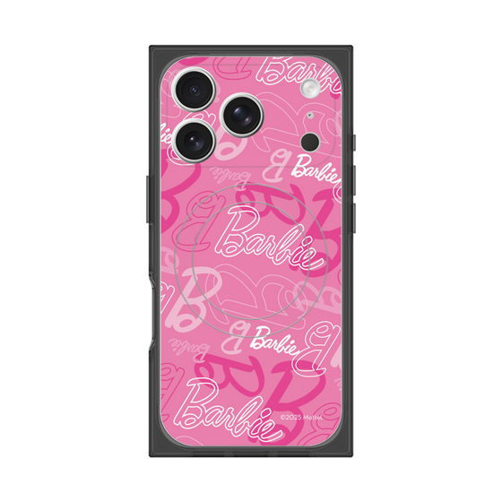 プレミアムスクエアケース with MagSafe［ Barbie - ロゴパターン1 ］