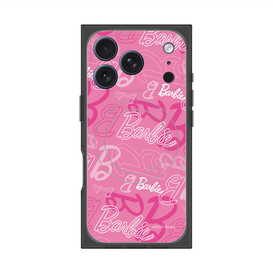 プレミアムスクエアケース with MagSafe［ Barbie - ロゴパターン1 ］