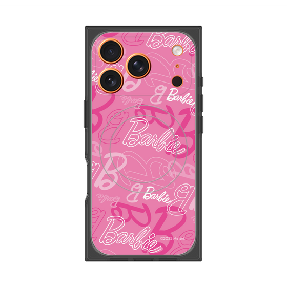 プレミアムスクエアケース with MagSafe［ Barbie - ロゴパターン1 ］