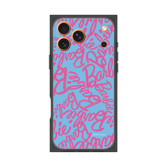 プレミアムスクエアケース with MagSafe［ Barbie - ロゴパターン2 ］