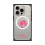 プレミアムスクエアケース with MagSafe［ Barbie - ロゴ ］