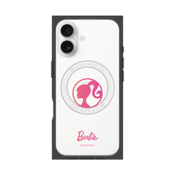 プレミアムスクエアケース with MagSafe［ Barbie - ロゴ ］