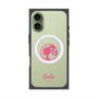 プレミアムスクエアケース with MagSafe［ Barbie - ロゴ ］