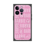 プレミアムスクエアケース with MagSafe［ Barbie - ロゴパターン3 ］