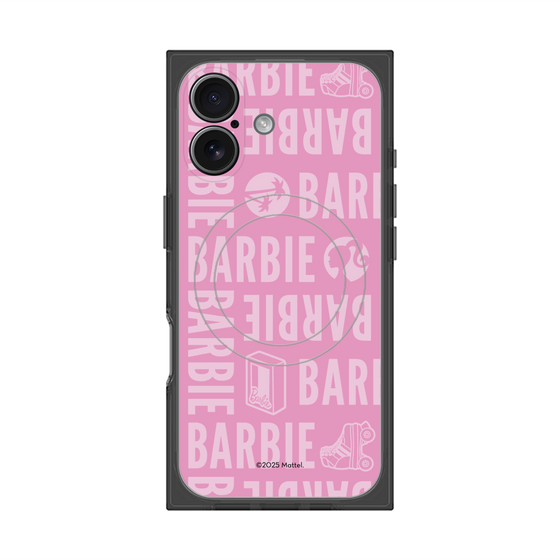プレミアムスクエアケース with MagSafe［ Barbie - ロゴパターン3 ］