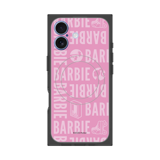 プレミアムスクエアケース with MagSafe［ Barbie - ロゴパターン3 ］