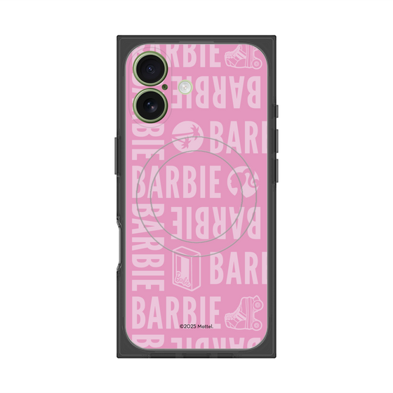 プレミアムスクエアケース with MagSafe［ Barbie - ロゴパターン3 ］