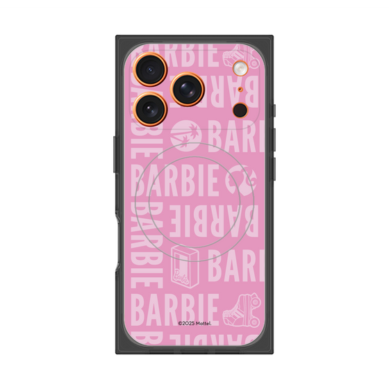 プレミアムスクエアケース with MagSafe［ Barbie - ロゴパターン3 ］