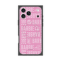 プレミアムスクエアケース with MagSafe［ Barbie - ロゴパターン3 ］