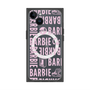 プレミアムスクエアケース with MagSafe［ Barbie - ロゴパターン3 - クリア ］
