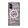 プレミアムスクエアケース with MagSafe［ Barbie - ロゴパターン3 - クリア ］
