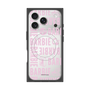 プレミアムスクエアケース with MagSafe［ Barbie - ロゴパターン3 - クリア ］