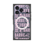 プレミアムスクエアケース with MagSafe［ Barbie - ロゴパターン3 - クリア ］