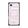 プレミアムスクエアケース with MagSafe［ Barbie - ロゴパターン3 - クリア ］